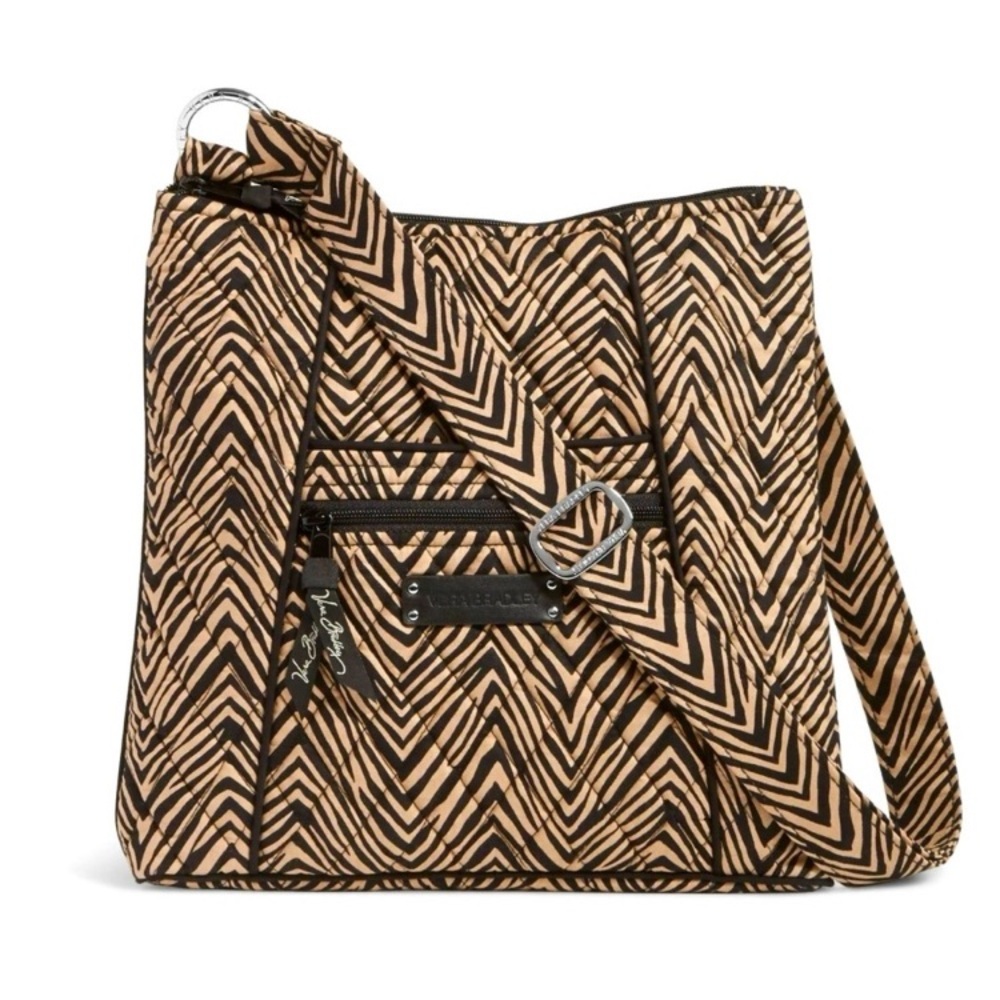 Vera Bradley Crossbody Bag in zebra Tan and Black